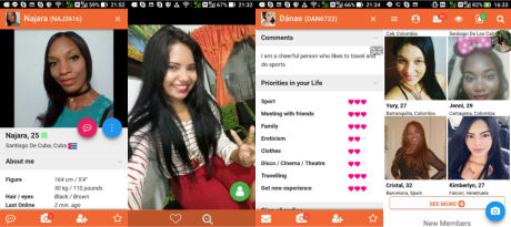 mobile app for Latin Love